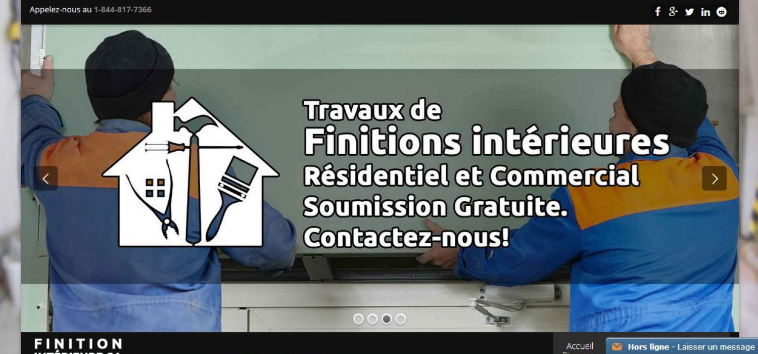 Finition intérieure