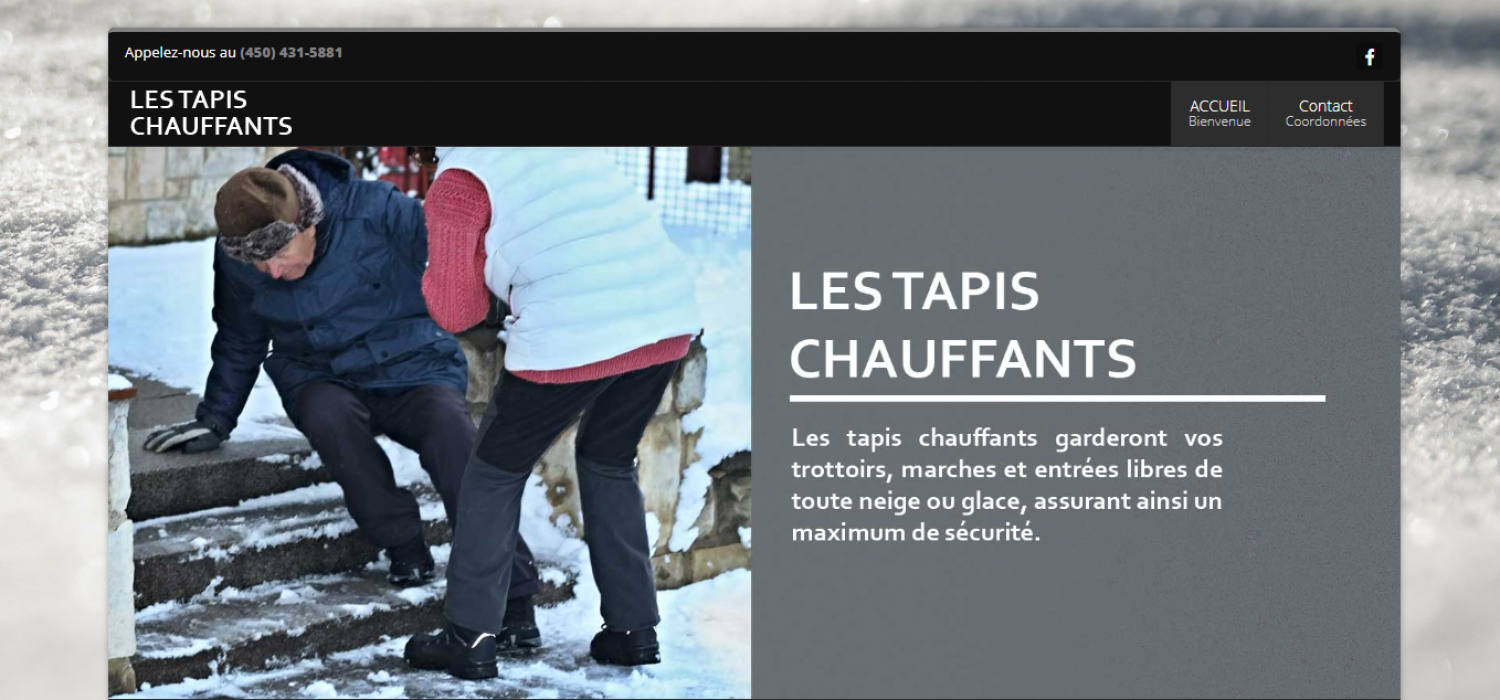 LES TAPIS CHAUFFANTS - Trottoirs et marches libres de neige